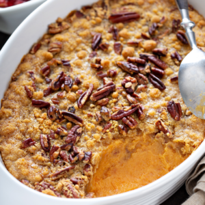 Thanksgiving dinner sweet potato casserole