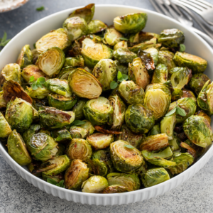 Balsamic Vinegar braised brussels sprouts